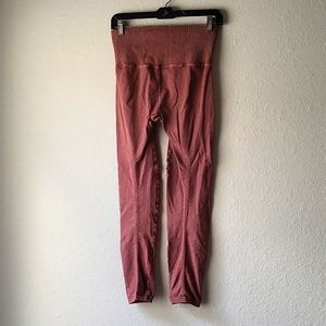 FREE PEOPLE Rust Compression Leggings